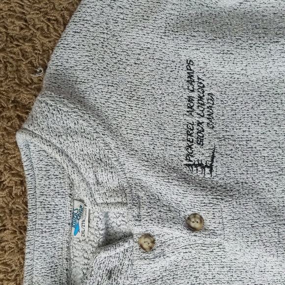 1/4 Button up Sherp Sweater - Picture 2 of 5